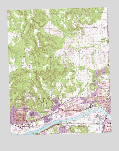 Sand Springs, OK USGS Topographic Map