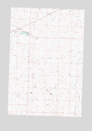 Sand Springs, MT USGS Topographic Map