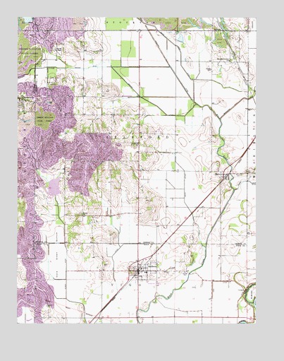 Sandborn, IN USGS Topographic Map