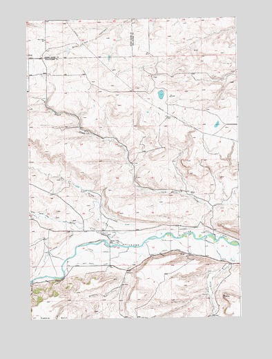 Sandborn Creek, MT USGS Topographic Map