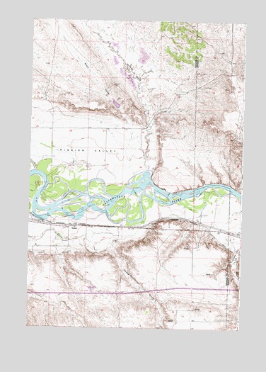 Sanders, MT USGS Topographic Map
