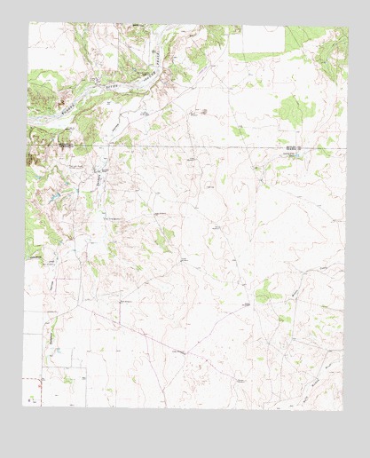 Sanders Hollow, TX USGS Topographic Map