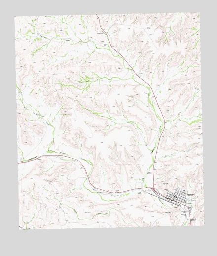 Sanderson, TX USGS Topographic Map