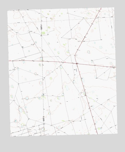 Bird Ranch, TX USGS Topographic Map