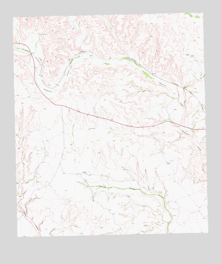 Sanderson SE, TX USGS Topographic Map