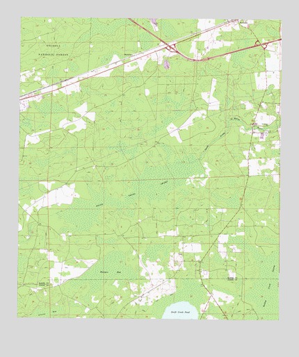 Sanderson South, FL USGS Topographic Map