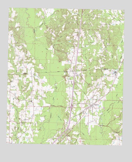 Sandersville, MS USGS Topographic Map