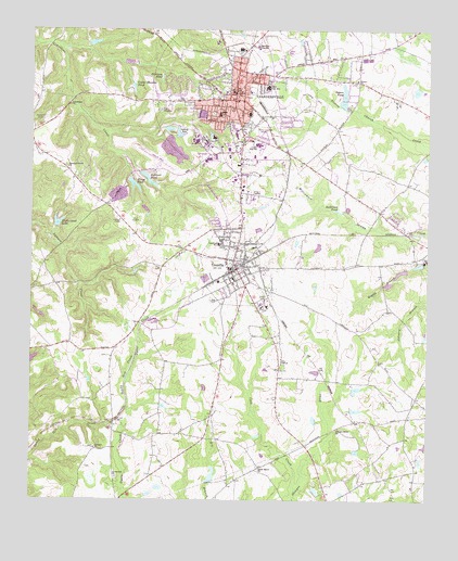 Sandersville, GA USGS Topographic Map