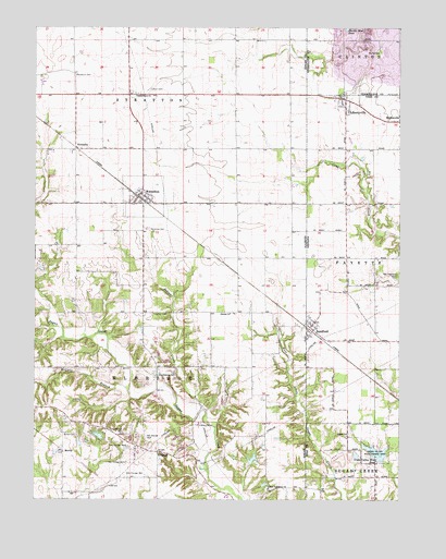 Sandford, IN USGS Topographic Map