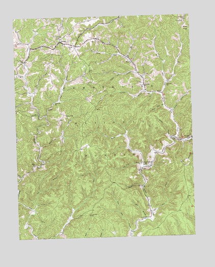 Sandgap, KY USGS Topographic Map