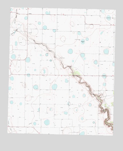 Sandhill, TX USGS Topographic Map