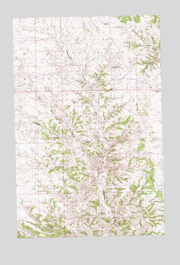 Sandpiper Reservoir, MT USGS Topographic Map