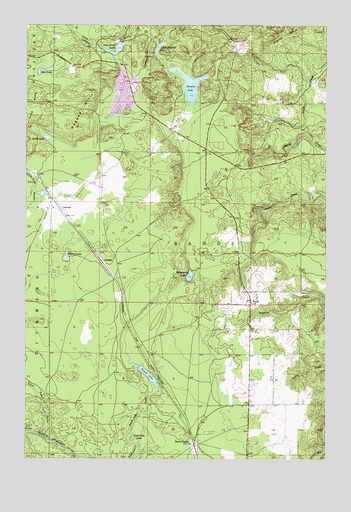 Sands, MI USGS Topographic Map