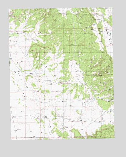 Sandstone Draw, UT USGS Topographic Map