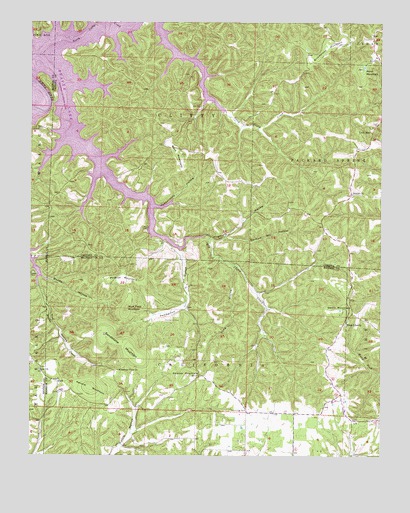 Sandstone Mountain, AR USGS Topographic Map
