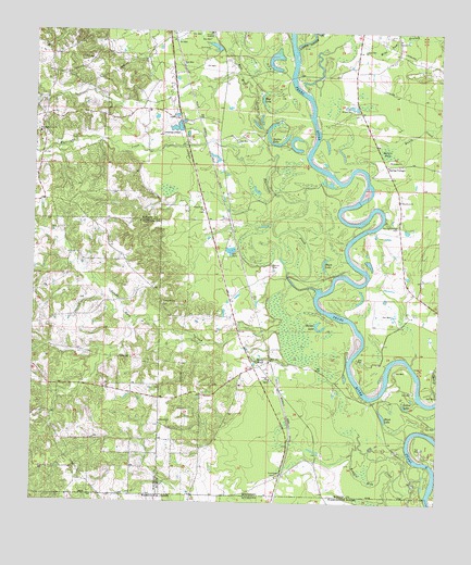 Sandy Hook, MS USGS Topographic Map