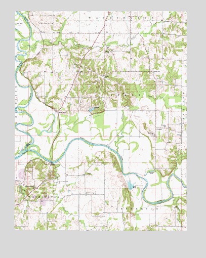 Sandy Hook, IN USGS Topographic Map