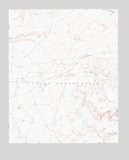 Bird Springs Wash, AZ USGS Topographic Map