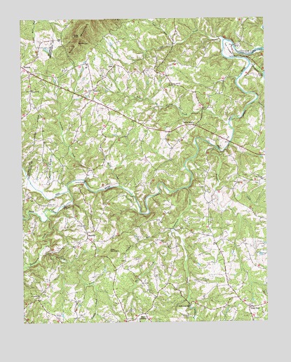 Sandy Level, VA USGS Topographic Map