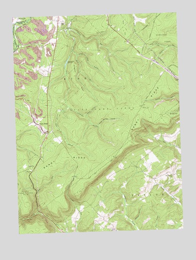 Sandy Ridge, PA USGS Topographic Map