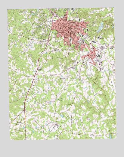 Sanford, NC USGS Topographic Map