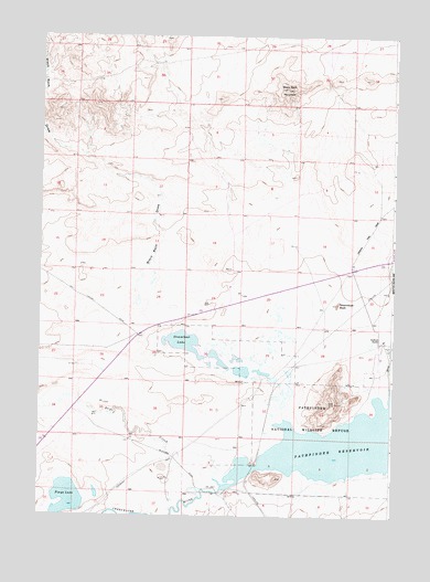 Sanford Ranch, WY USGS Topographic Map