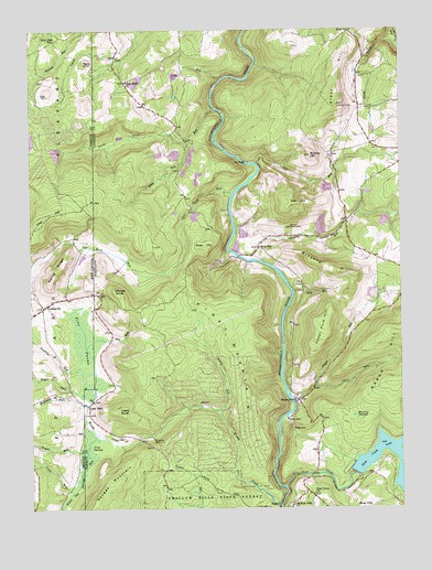 Sang Run, MD USGS Topographic Map