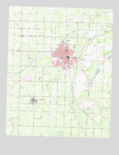 Sanger, CA USGS Topographic Map