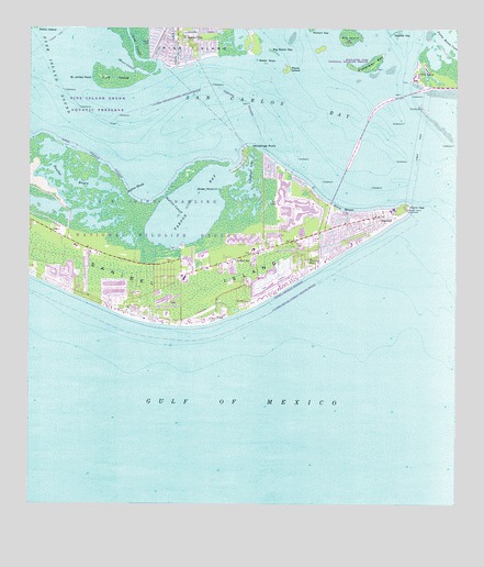 Sanibel, FL USGS Topographic Map