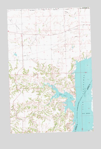 Sanish NW, ND USGS Topographic Map