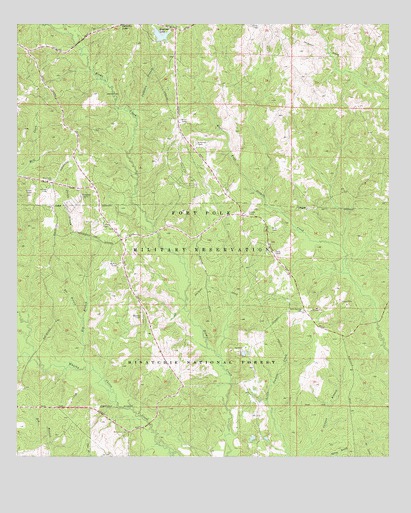 Birds Creek, LA USGS Topographic Map