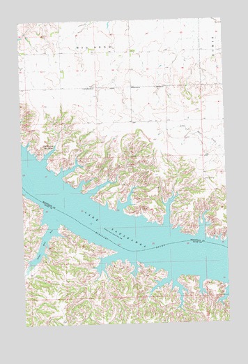 Sanish SE, ND USGS Topographic Map