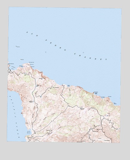 Santa Catalina North, CA USGS Topographic Map