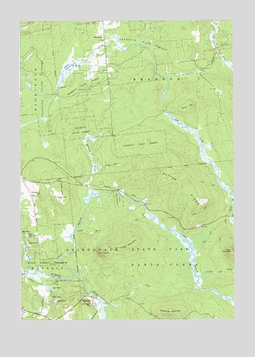 Santa Clara, NY USGS Topographic Map