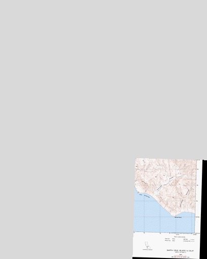 Santa Cruz Island A, CA USGS Topographic Map