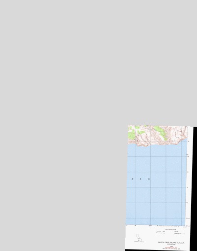 Santa Cruz Island C, CA USGS Topographic Map