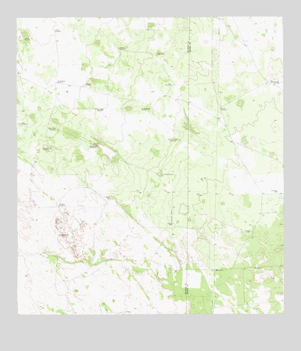 Santa Elena NW, TX USGS Topographic Map