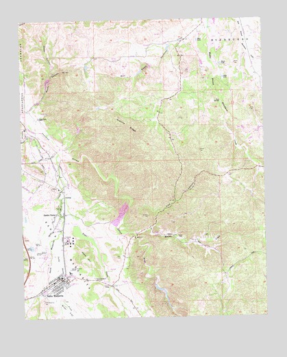 Santa Margarita, CA USGS Topographic Map