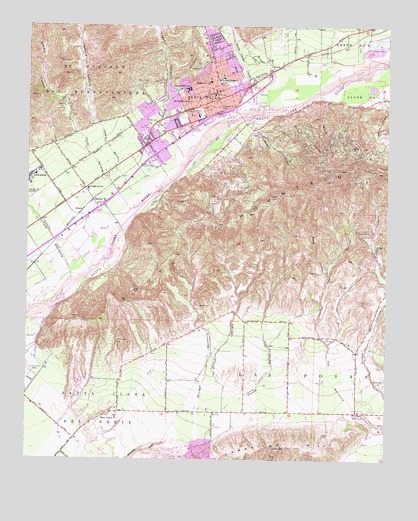 Santa Paula, CA USGS Topographic Map