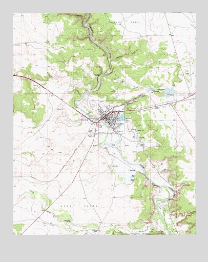 Santa Rosa, NM USGS Topographic Map