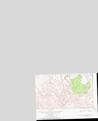 Santa Rosa Island North, CA USGS Topographic Map