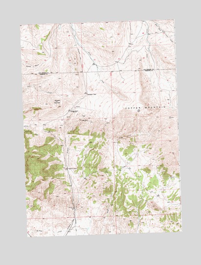 Birdseye Pass, WY USGS Topographic Map