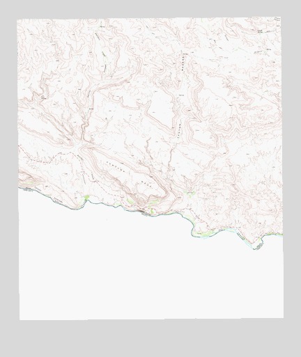Santana Mesa, TX USGS Topographic Map