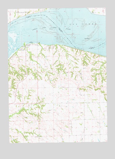 Santee, NE USGS Topographic Map