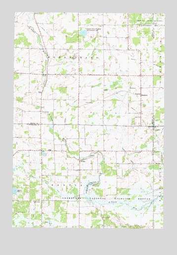 Santiago, MN USGS Topographic Map