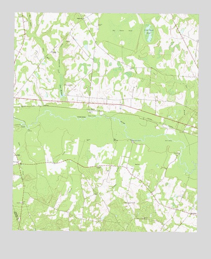 Birdsville, GA USGS Topographic Map