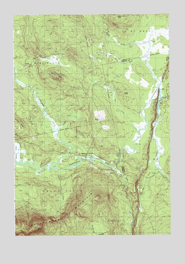 Saponac, ME USGS Topographic Map