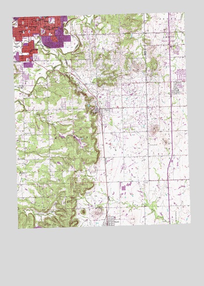 Sapulpa South, OK USGS Topographic Map