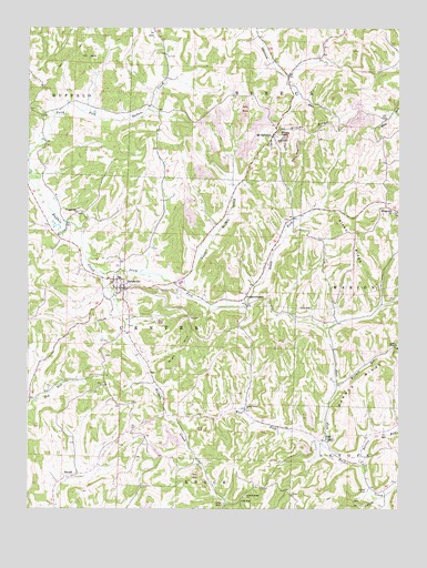 Sarahsville, OH USGS Topographic Map