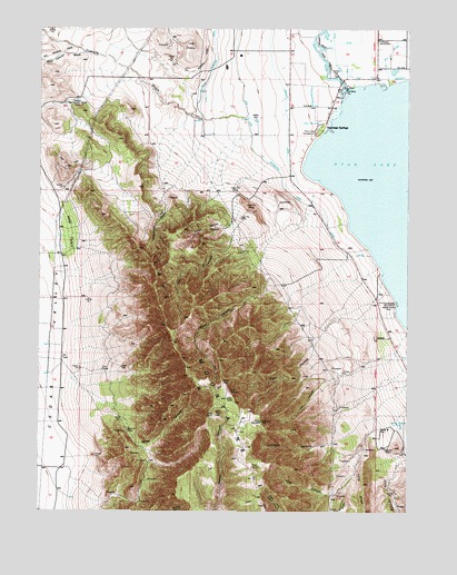 Saratoga Springs, UT USGS Topographic Map